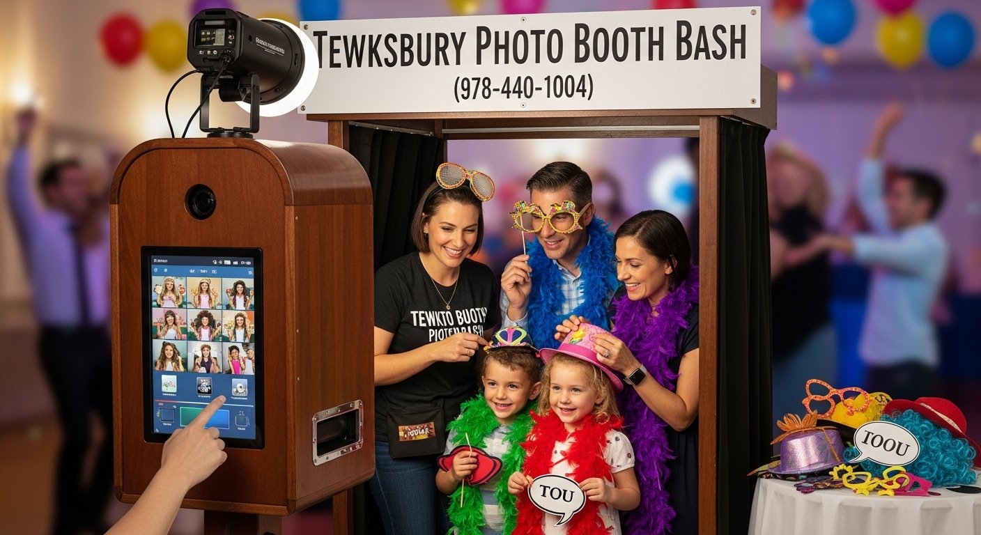 Photo Booth With Unlimited Prints in Tewksbury, MA