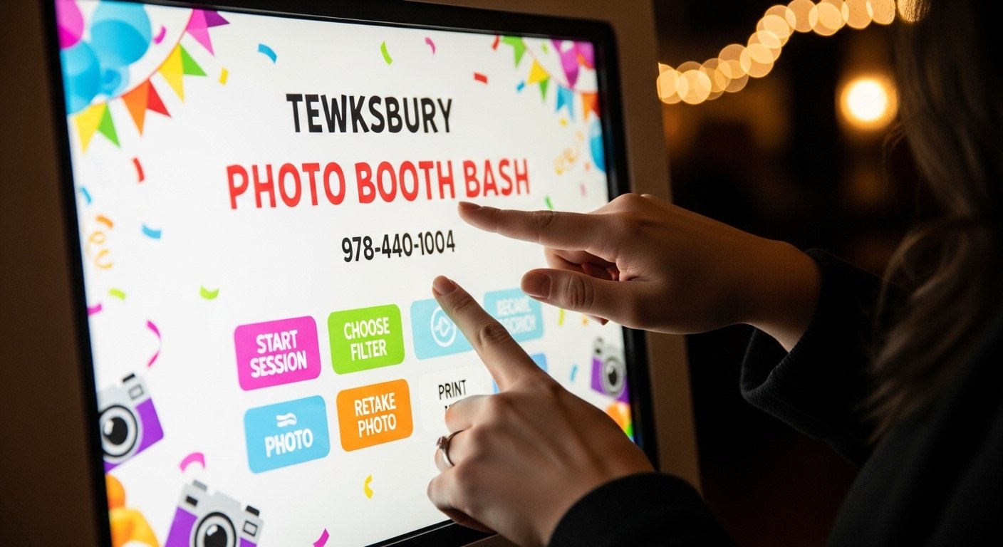Photo booth event setup in Lexington