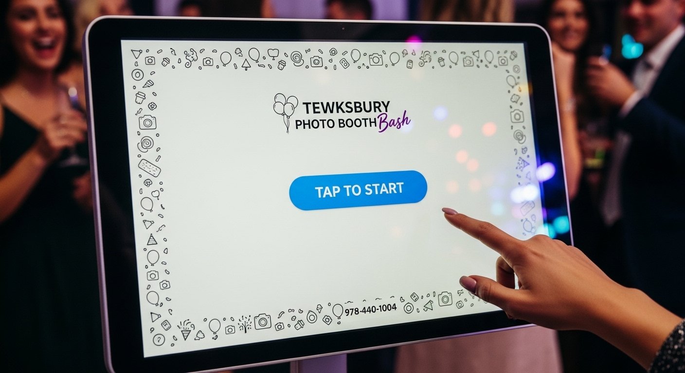 Selfie Booth Rental setup