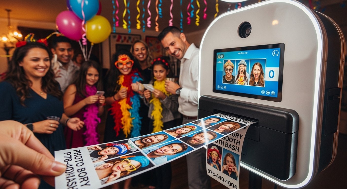 Green Screen Photo Booth Rental setup